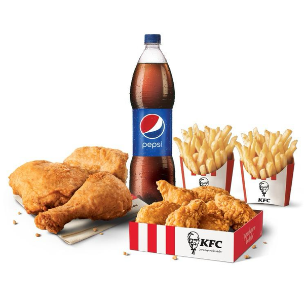PARTE Y COMPARTE 3 PRESAS 6 ALITAS PROMO